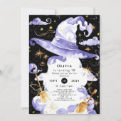 Pastel Magic Fun Wizard Geburtstag Einladung (Vorderseite)