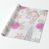 Pastel Magic Weihnachtswrapping Paper Geschenkpapier (Ungerollt)