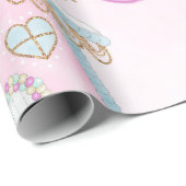 Pastel Magic Weihnachtswrapping Paper Geschenkpapier (Rolleneckpunkt)