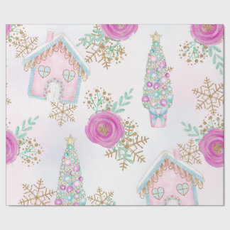 Pastel Magic Weihnachtswrapping Paper Geschenkpapier