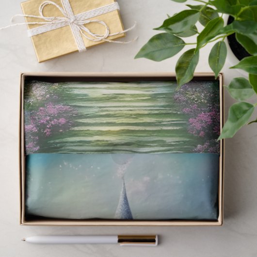 Pastel Magical Castle Seidenpapier (Geschenk)