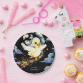Pastel Magical Duck Birthday Pappteller (Party)
