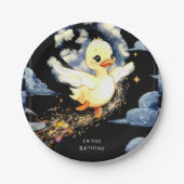 Pastel Magical Duck Birthday Pappteller (Vorderseite)