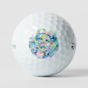 Pastel Magical Idol Girl Anime Golfball