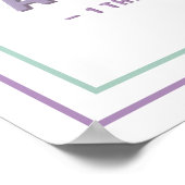 Pastel Make Prayer A Priority Bold Scripture Poster (Ecke)