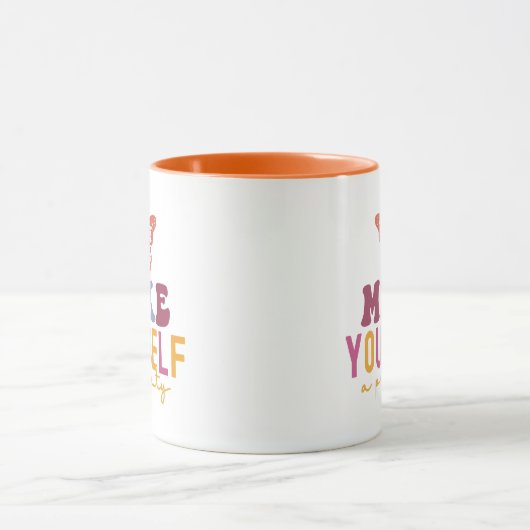 Pastel "Make Yourself a Priority" Self Care Tasse (Zentrum)