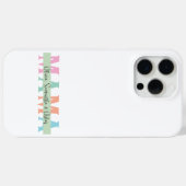 Pastel MAMA Personalisiert iPhone Case (Rückseite (Horizontal))