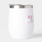 Pastel MAMA Personalisierte Wasserflasche - Custom (Rechts)