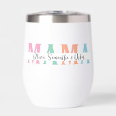 Pastel MAMA Personalisierte Wasserflasche - Custom (Vorderseite)