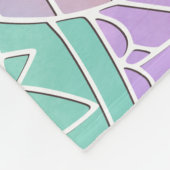 Pastel Mandala II Fleecedecke (Ecke)