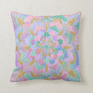 Pastel Mandala II Kissen