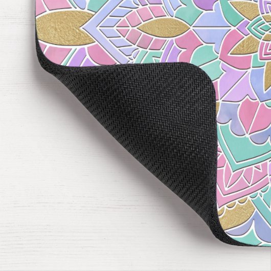 Pastel Mandala II Mousepad (Ecke)