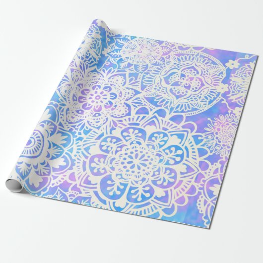 Pastel Mandala Pattern Geschenkpapier (Ungerollt)