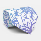 Pastel Mandala Pattern Neck Tie Krawatte (Gerollt)