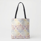 Pastel Mandala Pattern Tote Bag Tasche (Vorderseite)