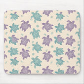 Pastel Mandala Turtle Pattern Mousepad (Vorne)