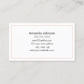 Pastel Mandala Yoga Instructor Visitenkarte (Rückseite)