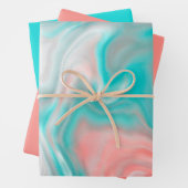 Pastel Marble Abstrakt Geschenkpapier Set (Beispiel)