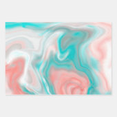 Pastel Marble Abstrakt Geschenkpapier Set (Vorderseite)