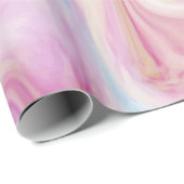 Pastel Marble Abstrakt Swirl Geschenkpapier (Rolleneckpunkt)