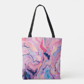 Pastel Marble Dream Tasche (Rückseite)