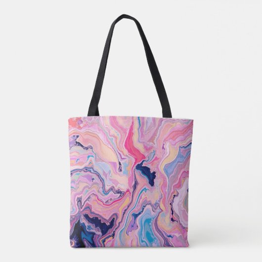 Pastel Marble Dream Tasche (Rückseite)