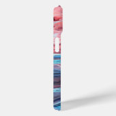 Pastel Marble Fluid Art Phone Case | Pink and Blue (Rückseite / Rechts)