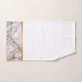 PASTEL MARBLE GOLD BADEZIMMER TOWEL SET (Handtuch)