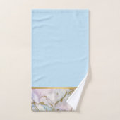 PASTEL MARBLE GOLD BLUE BADEZIMMER TOWEL SET (Handtuch)
