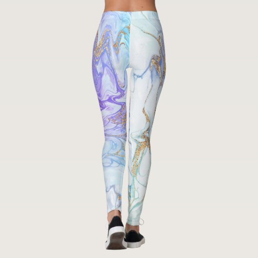 Pastel Marble Leggings (Rückseite)