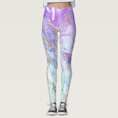 Pastel Marble Leggings (Vorderseite)
