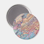 Pastel Marble Magnet (Vorderseite/Rückseite)
