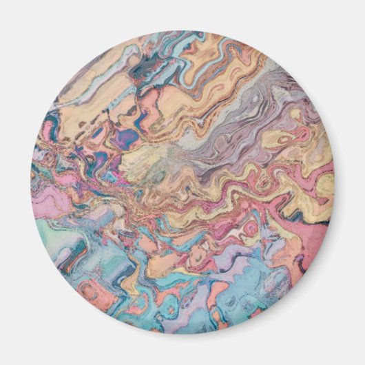 Pastel Marble Magnet (Vorne)