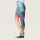 Pastel Marble Muster Leggings (Links)