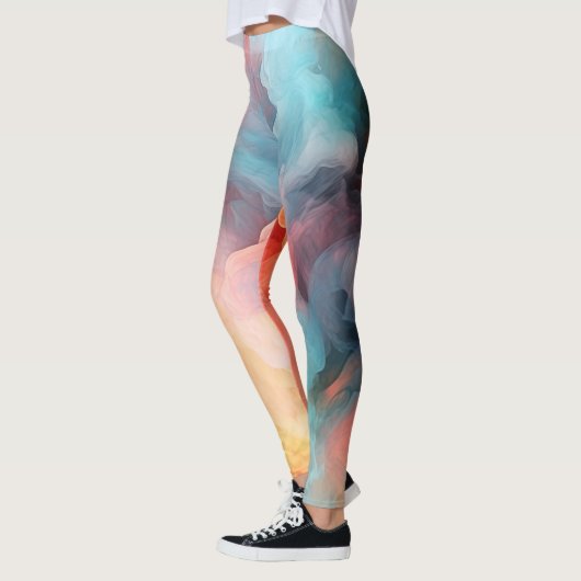 Pastel Marble Muster Leggings (Links)