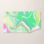 Pastel Marble Swirl Bathroom Towel Set (Handtuch)