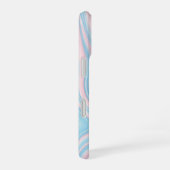 "Pastel Marble Swirl iPhone 16 Slim Fit Case - Sof Hülle (Rechte Seite)