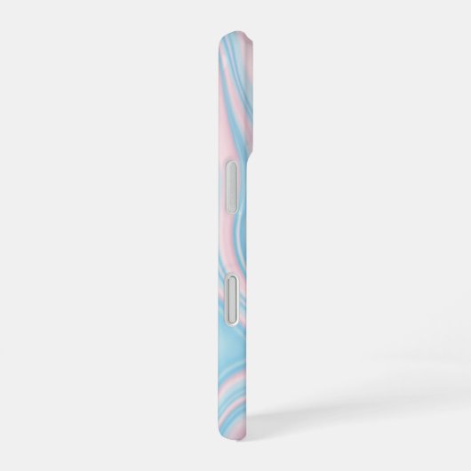 "Pastel Marble Swirl iPhone 16 Slim Fit Case - Sof Hülle (Rechte Seite)