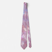 Pastel Marble Swirl - Pink Purple Blue Abstract Krawatte (Vorderseite)