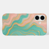 Pastel Marble Waves Phone Case (Rückseite (Horizontal))