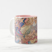 Pastel Marble Zweifarbige Tasse (Vorderseite Links)
