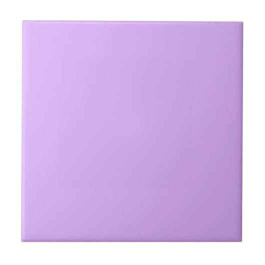 Pastel Mauve Solid Color | Classic | elegant Fliese (Vorderseite)