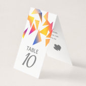 Pastel mehrfarbig Confetti White Wedding (Vorderseite)