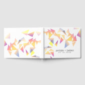 Pastel mehrfarbig Confetti White Wedding Gästebuch (Voll)