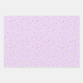 Pastel Mehrfarbig Sprinkles Modernes Trendy Geschenkpapier Set (Vorderseite 3)
