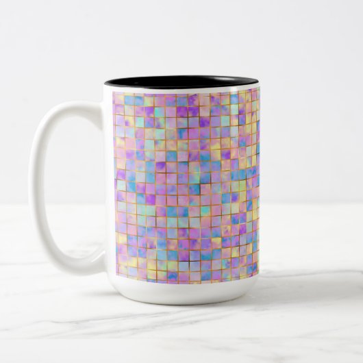PASTEL MEHRFARBIGE TASSE (Links)