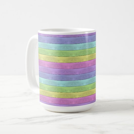 PASTEL MEHRFARBIGE TASSE (Vorderseite Links)