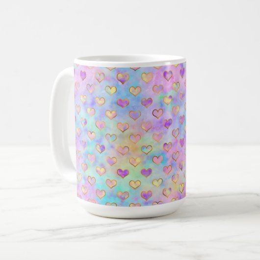 PASTEL MEHRFARBIGE TASSE (Vorderseite Links)