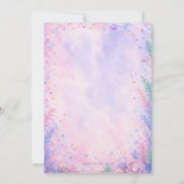Pastel Mermaid Celebration Invitation Editable Einladung (Rückseite)