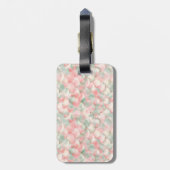 Pastel Mermaid Gold GLITZER CUSTOM LUGGAGE TAG Gepäckanhänger (Rückseite vertikal)